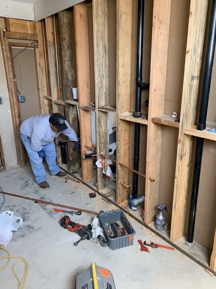 Commercial rough-in plumbing for Gas Line Repair in Tiffany Park